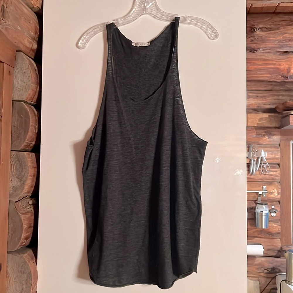 Forever 21 Men Grey Summer Tank Top Size S